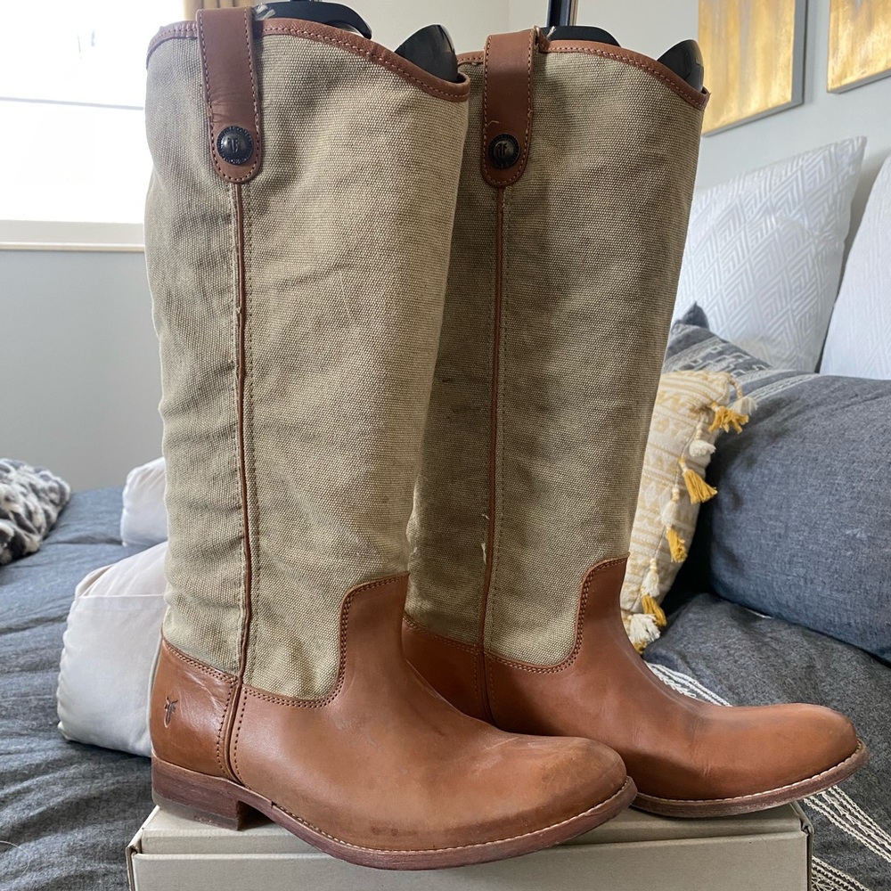 Frye Canvas Boots